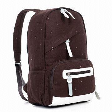 Promotional Canvas Daypack for Travel and Sports, Leisure, Fashionable Designs