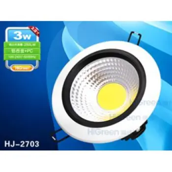 3W COB LED Downlights