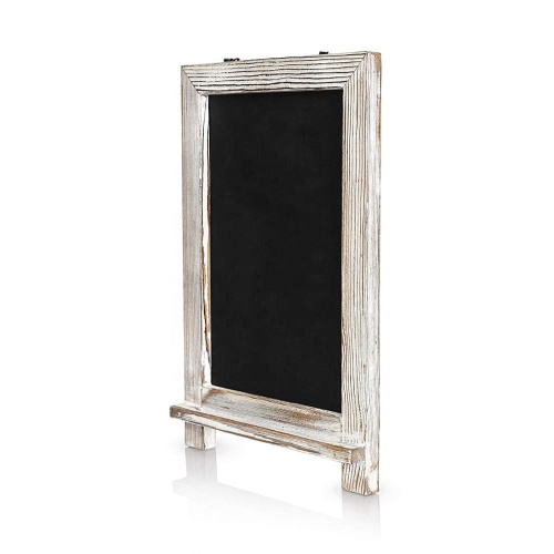 Rustic Wood Wall Hanging Chalkboard Frame BlackBoard