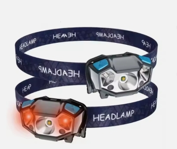 Feedlamp LED del sensore mini di movimento impermeabile ad alta potenza: ideale per le attività in campeggio, corsa e esterni - USB ricaricabile con luce rossa