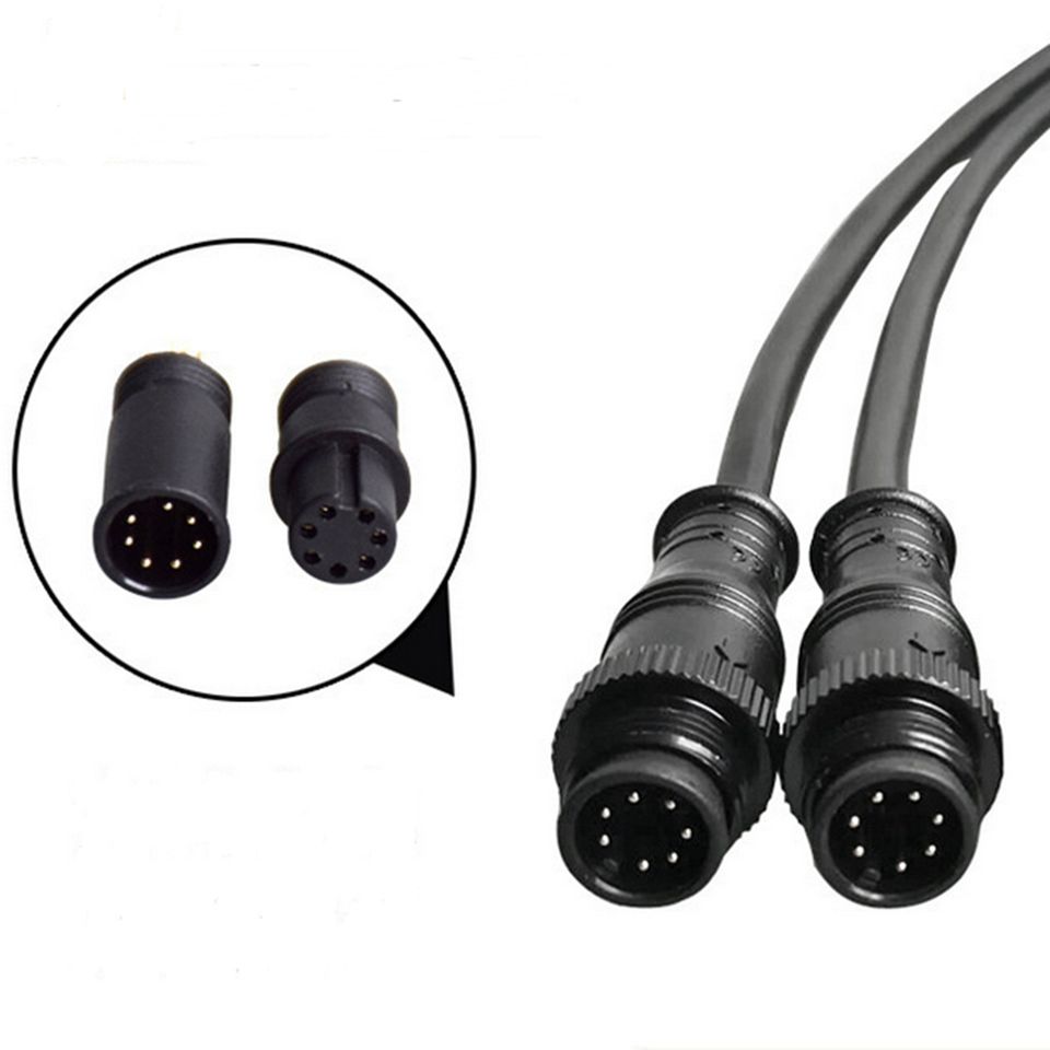 PVC Cover Male Waterproof Cable Female Wire Harnesses