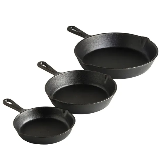 Pre-Seasoned Non Stick Cookware Sets Frying Cast Iron Pans Cast Iron Skillet Pan