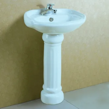 AAA Grade Floor Standing Bathroom Basin in Ceramic