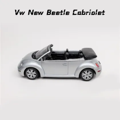 Autoart 1:43 Scale Diecast Metal Alloy Model Car - Volkswagen New Beetle Cabriolet