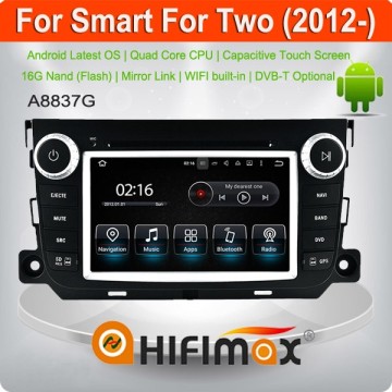 Hifimax Adroid 5.1 car radio gps navi bluetooth touch screen for Benz Smart for two (2012-2014) OBD DAB Quad Cord 16G HD 1080P