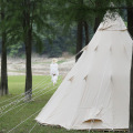 La grande tente de coton pyramide d&#39;ours blanc