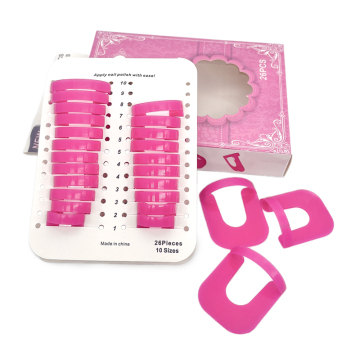Hoogwaardige 26 pc's Franse tipschild set voor nail art