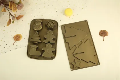 Silicone Christmas snowflake cake mold