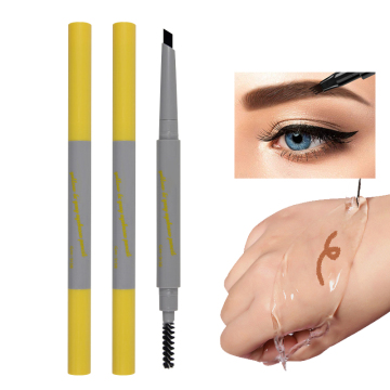 Customizable Double-Headed Vegan Waterproof Eyebrow Pencil in 6 Colors