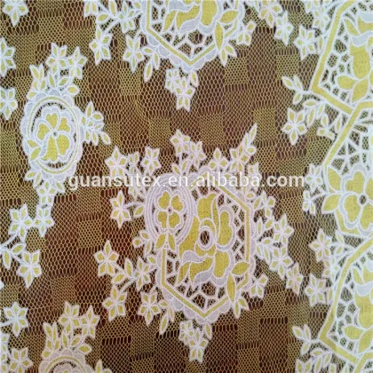 African Lace Fabrics Textile Wholesale For Decoration And Clothing