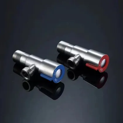 Brass Triangle Valve Shower Inlet Three-Way Bathroom Accessories