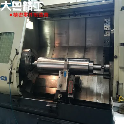 Cylindrical grinding of rolls components and roll rings