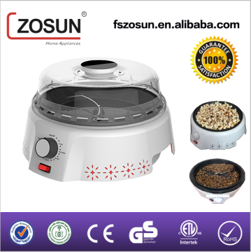 New design Home Popcorn Maker/ coffee bean roaster/ with Aluminum die-cast roasting pan