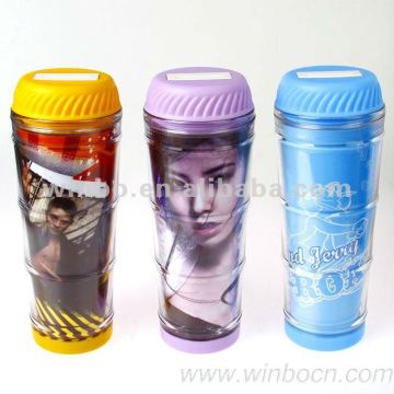 Cartoon student music coin box money bank