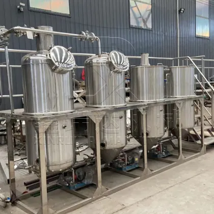 Automatic Edible Oil Refinery Machine for Peanut, Sunflower, Soybean, and Palm Oils