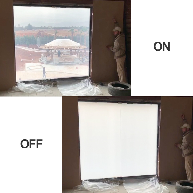 Privacy Film Soundproofing Wall Smart Tempered Glass