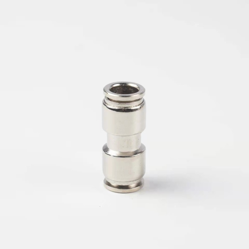 3/8in Male High Pressure Stainless Steel Compression QC Fitting - Hydraulic Quick Connector