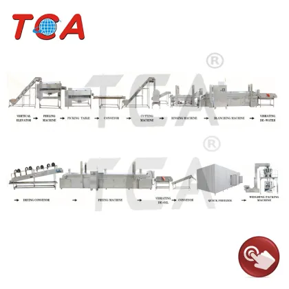 TCA IQF Quick Freezer/Tunnel Quick Freezing Machine for Frozen Food Equipment