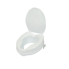 4 inch verhoogde standaard toiletbril met deksel