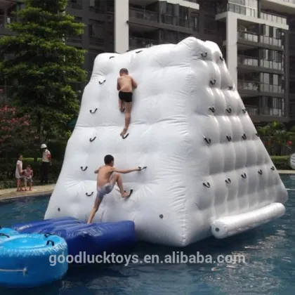 inflatable floating iceberg climbing wall / inflatable floating iceberg island / floating inflatable climb iceberg