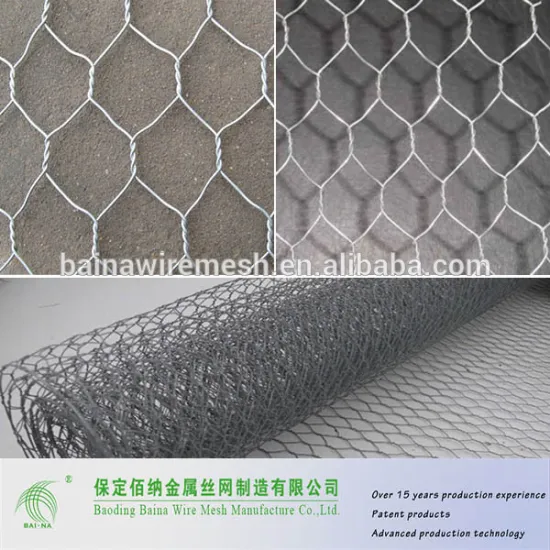 Hexagonal wire mesh screen