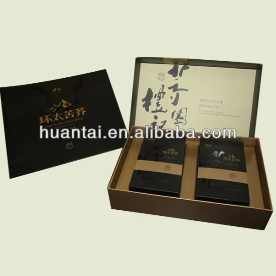 Chinese black Buckwheat tea with rose