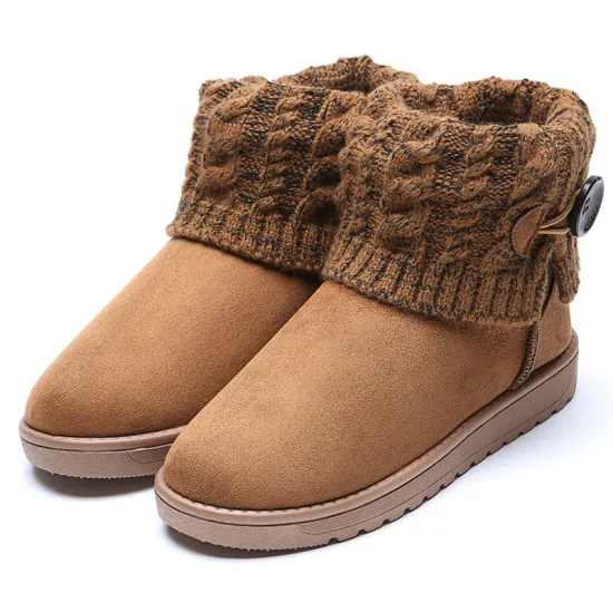 Wholesale TPR Sole Warm Winter Snow Boots for Women