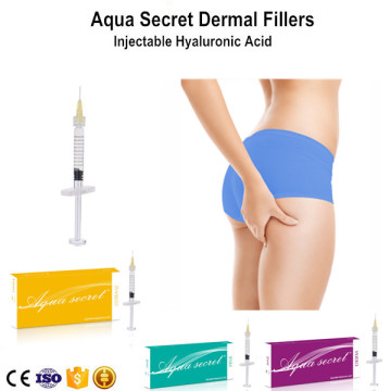 Cross-linked Dermal Filler with Buttock Injection