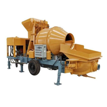 Portable Diesel Engine Electric Motor Concrete Mixing and Pumping Machine