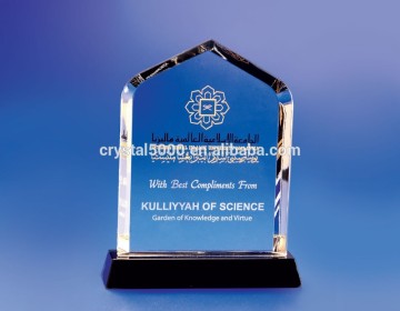 customized crystal trophy award for sport Competition