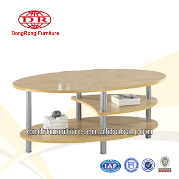 oval wood coffee table