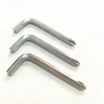 Galvanizing Hex Key Wrench with Phillips Screwdriver