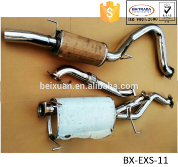 304 Stainless Steel Catback Exhaust System for Toyota Land Cruiser 100 Series