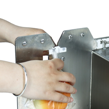 Hochwertige Stahlbrotklammmaschine Easy Betrieb Chinas heißer Verkaufsseiten -Seiten -Bäckerei Clipper Home verwenden Getränkekartons