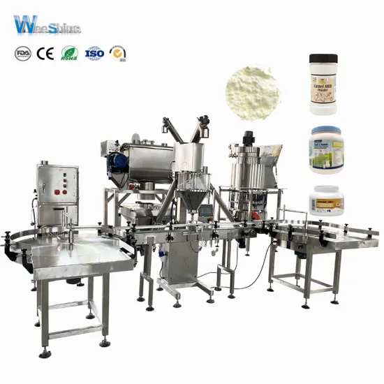 Milk Powder Bottle Jar Filling and Packaging Machine