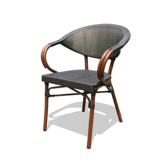 Rust-Resistant Waterproof Aluminum Chairs for Outdoor Restaurants and Cafes