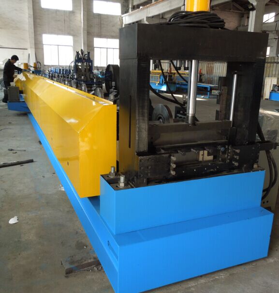 Cable tray roll forming machine