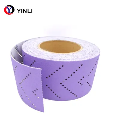 Purple Sandpaper Sand Disc Roll Abrasive