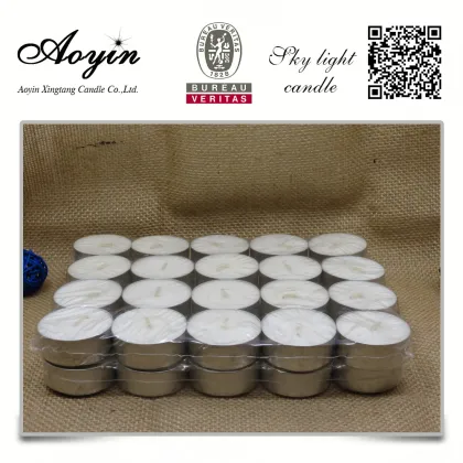 Yellow Tea Lights Candle Hot Sale