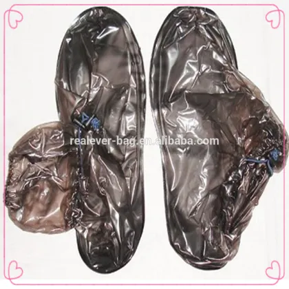Adult waterproof PVC knee boot rain shoe cover