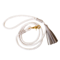 White Cotton Rope Dog Leashes