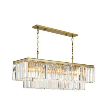 Modern Remote -Controlled Crystal Stainless Stainless Chrome Chandelier Pendant Lights - Luxury Ilumination Solutions