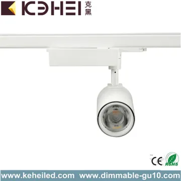 COB White Black 35W LED Track Lights Adjustable