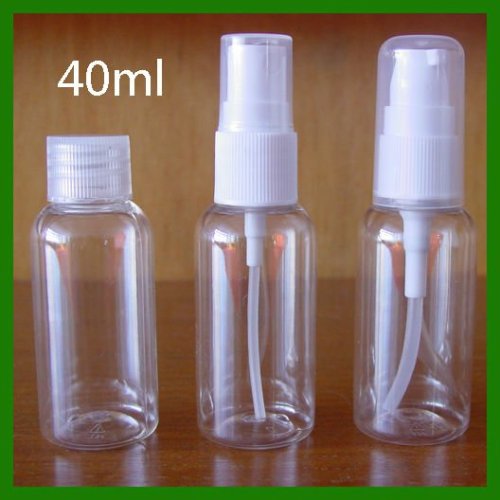 PET material 40ml mist sprayer bottle for cosmetic use or medical use with good quality and competitive price