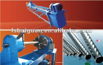 Automatic stainless steel pipe threading machine