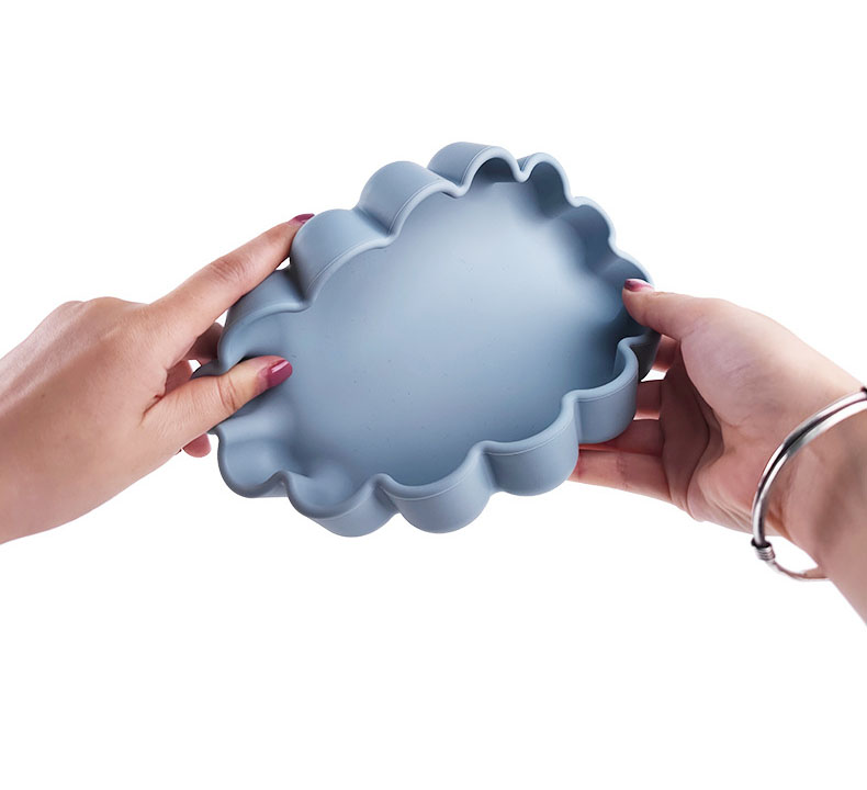 silicone flower shape plate MFZ-P024