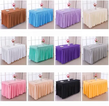 Fancy Beautiful Table Cloth Cover Skirt