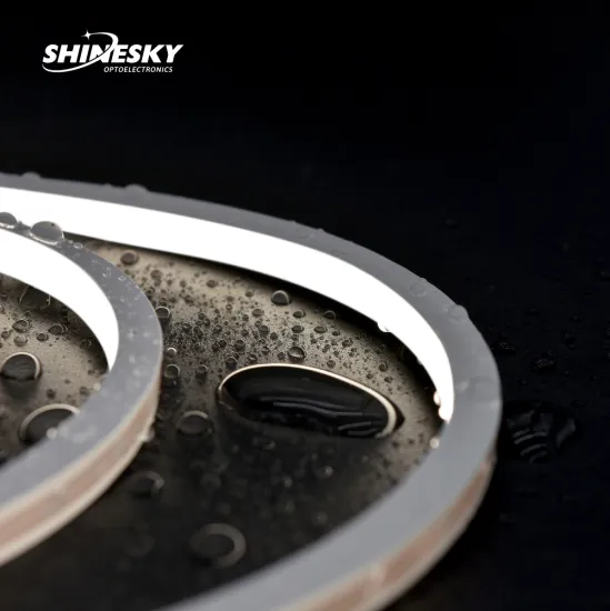 Small Size Flexible IP65 Waterproof 0606 Top Bend LED Neon Strip DC24V Warm White