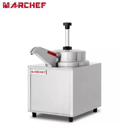 Commercial Stainless Steel Warmer Cheese Dispenser with CE Certification