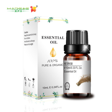 Alta qualidade Pure Vetiver Essential Oil Mosquito Skincare